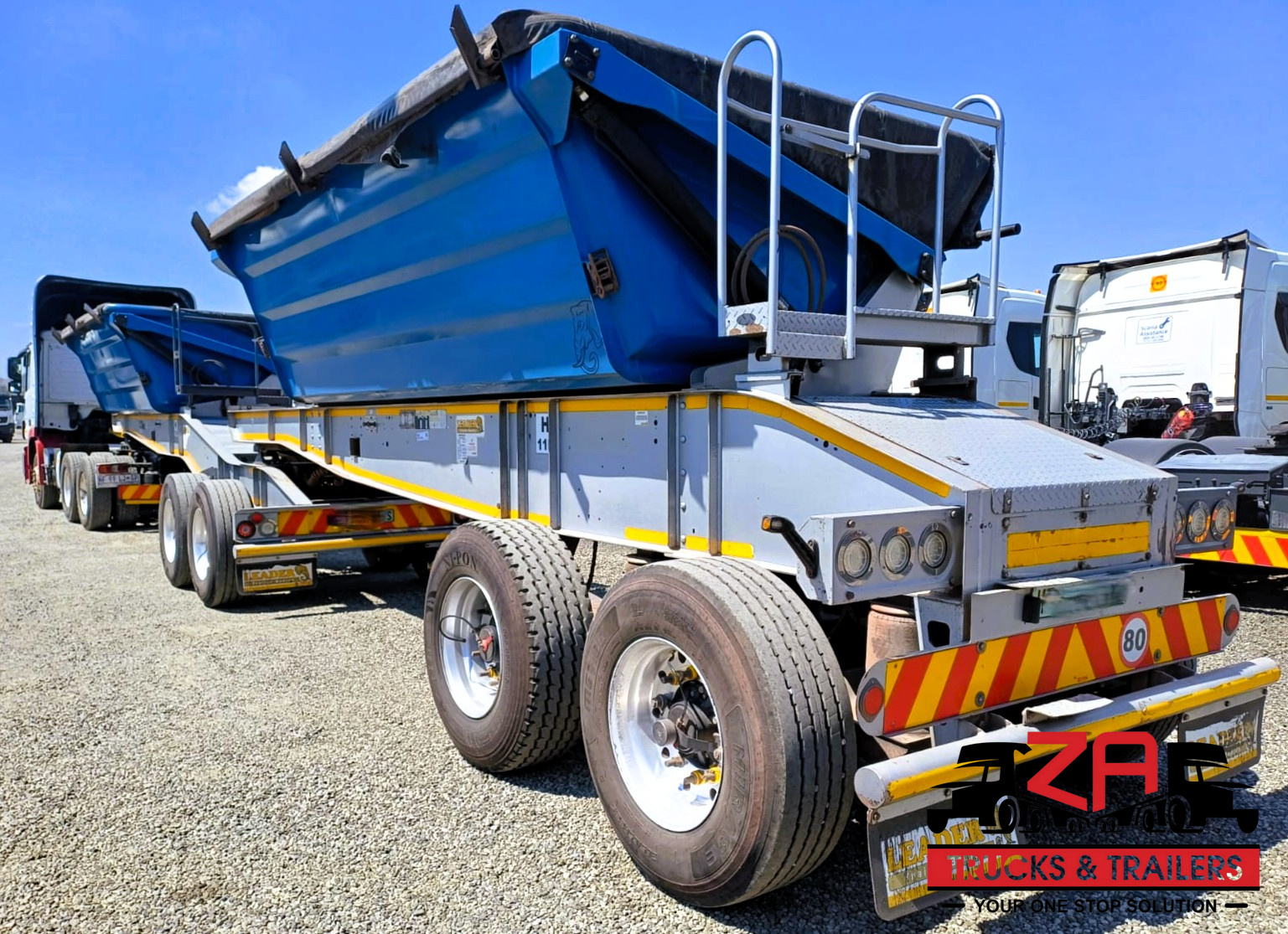 2023 LEADER 20 CUBE SIDE TIPPER TRAILER #53343